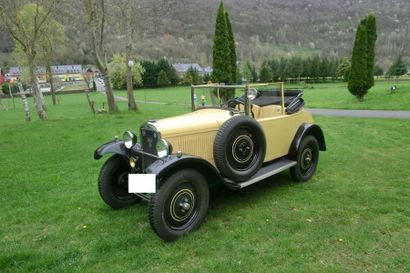 PEUGEOT 190 S, 1929 Moteur 4 cylindres, 695 cm3, 14 ch à 3000 tr / min, 60 km/h

Lancée...