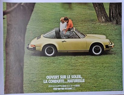 null Porsche 911 SC. Affiche entoilée. 100x80cm