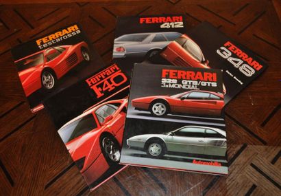  Ferrari 328/348/412/F40/ Testa Rossa/ Ferrari GTO, 6 volumes. Editions Automobi...
