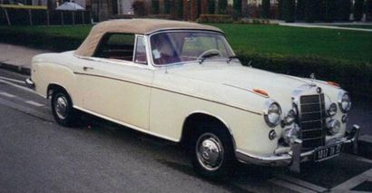 null MERCEDES 220S CABRIOLET - 1957
Mercedes produit sous la gamme W180, la ligne...