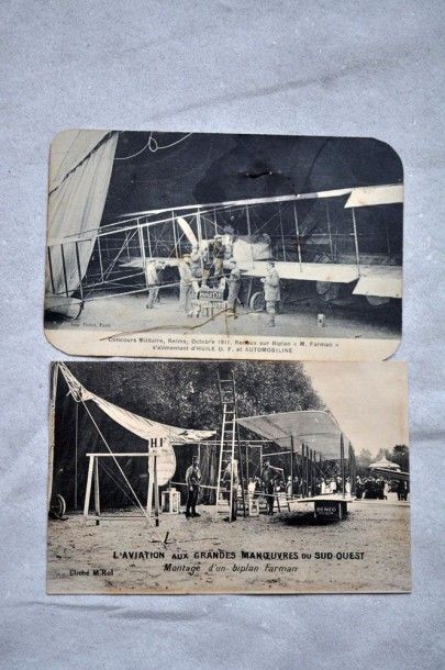 null Cartes postales Aviation militaire vers 1910 (2)