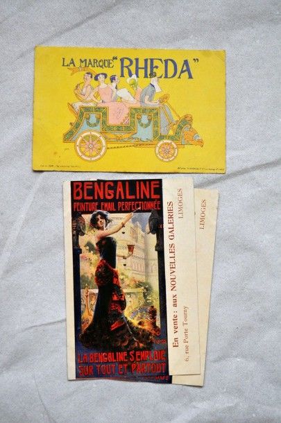 null Cartes postales RHEDA et BENGALINE 1900 (3)