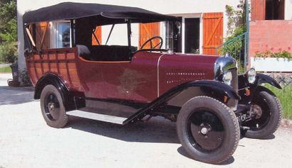 CITROEN B2 « NORMANDE » 1925 N série 120357
Moteur 4 cylindres ? 1452 cm3
Puissance...