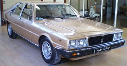 MASERATI QUATTROPoRTE 1983 Estimation : 10 000 / 12 000 €
N SERIE AM33002434
MOTEUR...