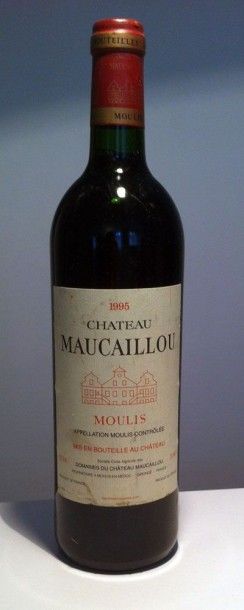 null Château Maucaillou, Moulis, Rouge 1995 - 3bt.