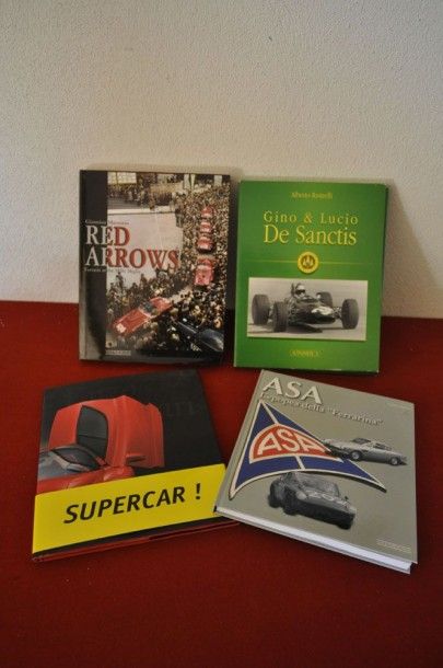 null Lot de 4 livres "ASA, l'epopea della Ferrarina" par F. Varisco, Ed. 2004 + "ENZO...