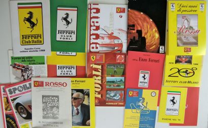  Magazines Ferrari Clubs en Italie (21 numéros)