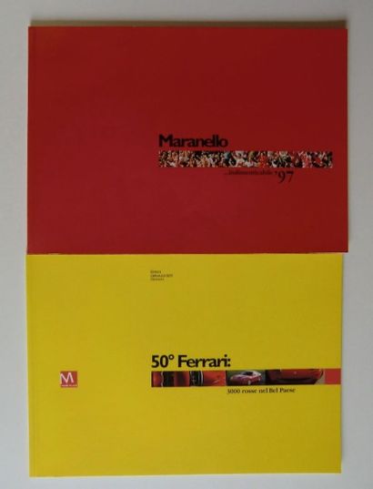 null Brochures: 50° anniversaire Ferrari 3000 Rosse nel Bel Paese & Maranello Indimenticabile...