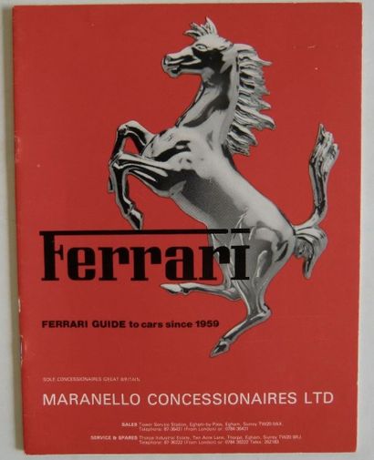 null 1 Brochure Maranello Concessionaire 1981-1982
