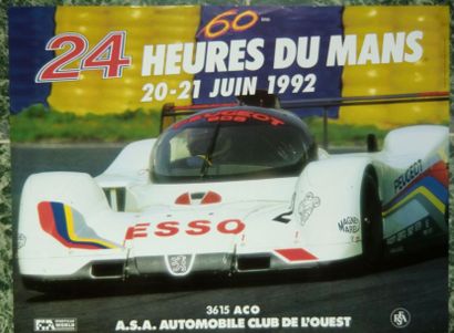 1 Affiche: 24h du Mans 1992 (40x53cm)