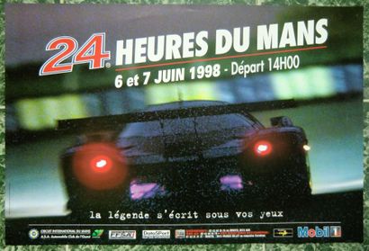 1 Affiche: 24h du Mans 1998 (40x60cm)