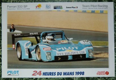 1 Affiche: 24h du Mans 24h - essais 1998...