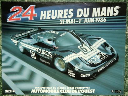 null 1 Affiche: 24h du Mans 1986 (40x53cm)