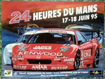  2 Affiches: 24h du Mans 1995 + 2003 (40x53cm)