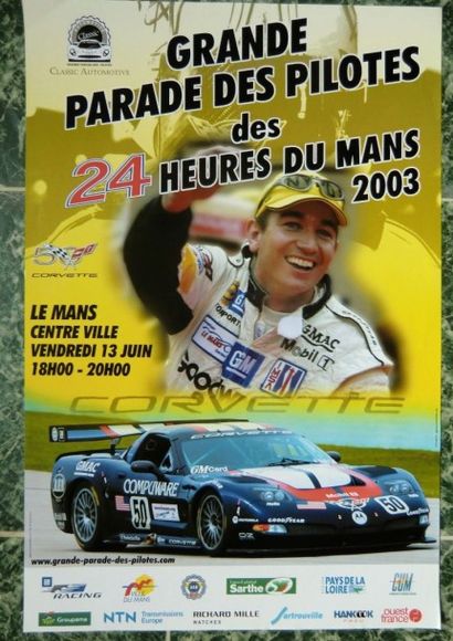  1 Affiche: 24h du Mans 24 heure parade 2003 (60x40cm)