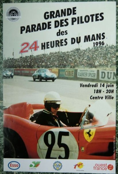 1 Affiche: 24h du Mans 24 heure parade 1996...