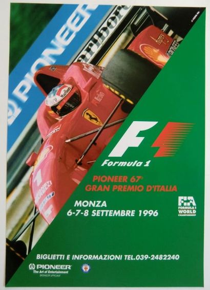 9 Affiches GP F1 Monza 