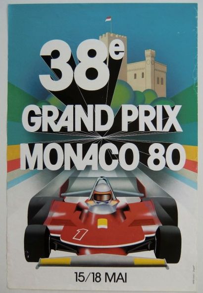 2 Affiches GP Monaco 1980 + 1998 