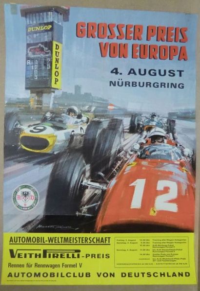  Affiches GP F1 Allemagne 1969 + 1998 