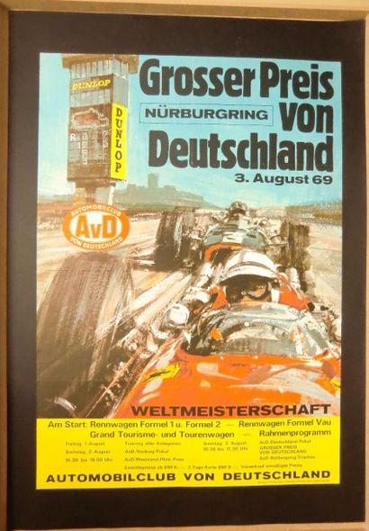 null Affiches GP F1 Allemagne 1969 + 1998 