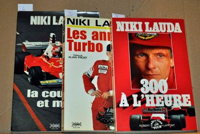 N.Lauda 300 à l'heure. Ed. Laffont, La Course et moi et Les années turbo, Ed. Solar...