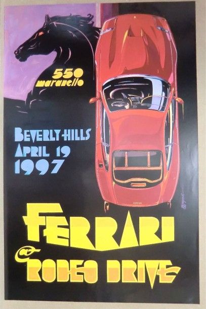null 15 Affiches Ferrari USA 1984/Canada 