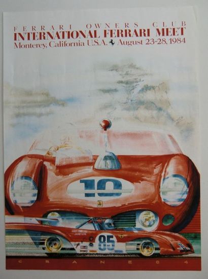  15 Affiches Ferrari USA 1984/Canada 