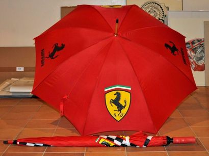 null Lot de 2 Parapluies Ferrari rouges