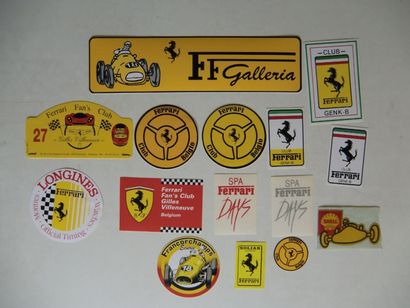 null Autocollants Ferrari & Clubs: Club Belge (15)