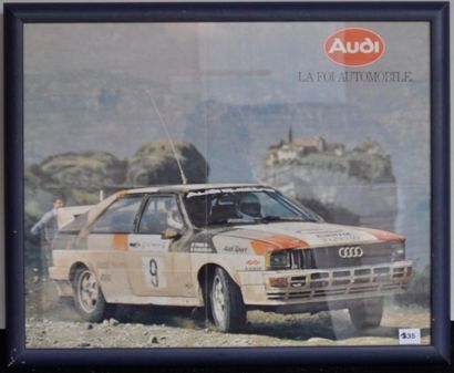 null Audi Quattro , Acropole, M. Mouton. 40x50