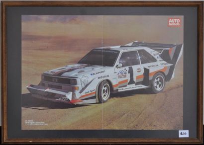 null Audi Quattro Sport, 1er. Pikes Peak 1987. 40x50cm