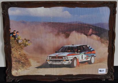 null Lancia Delta HF Martini N° 4, TAP. 25x30cm