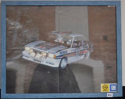 Opel Ascona 400, Rothmans, 1er. à Monte Carlo...