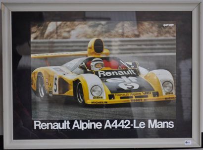 null Alpine 442, Le Mans N° 5. 50x70cm