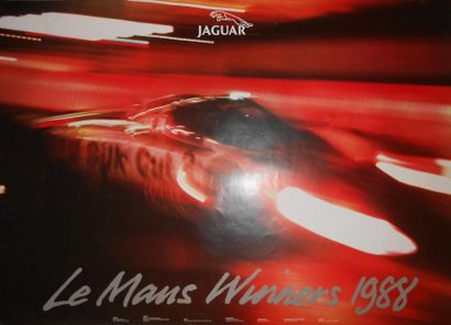  Jaguar. Le Mans winners 1988. Affiche 67x100cm