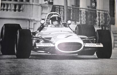 null Stewart à Monaco 1973. Affiche 93x61cm