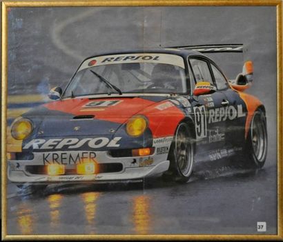 PORSCHE 911 GT2 Repsol N° 91 Le Mans. 40...