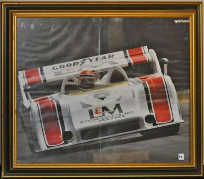 null PORSCHE 917-10 Le Mans G. Follmer. 40x50cm