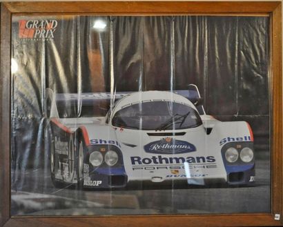 null PORSCHE 956 Rothmans J. ICKX. 50x80cm