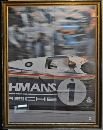 null PORSCHE 956 Rothmans D. Bell. 50x75cm