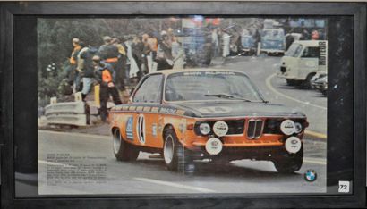 BMW 2800 Alpina N°14 1er. 24h Spa 1970. ...