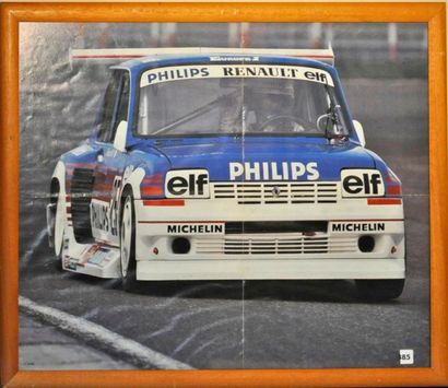 null Renault R5Production Philips N° 25 Ragnotti. 40x50cm