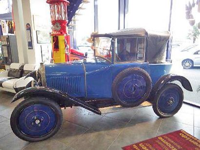 CITROËN 5 HP Cabriolet– 1925 Ex. Prince RAINIER III
Châssis N° 76534 
