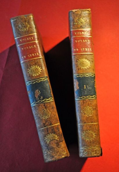 C.F. VOLNEY C.F. VOLNEY. Voyage en Syrie et Egypte en 1783, 1784 et 1785. 2 volumes...