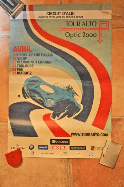 null 6 Affiches (Tour Auto, Monte Carlo 2000, Barcelone, Monaco, Paris)