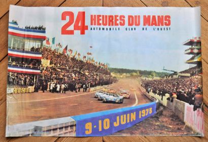 null Affiche du 24h du Mans, 1973: Matra. 40x50cm environ
