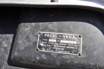 FACEL VEGA FACELLIA - 1961N° Série F2/A181 

C’est la dernière marque française d’Automobile...