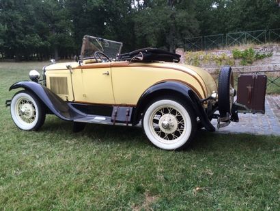 FORD A ROADSTER LUXE- 1930 ( LOT RETIRE- REFUSE!!) Le Model A est lancé en 1927 en...