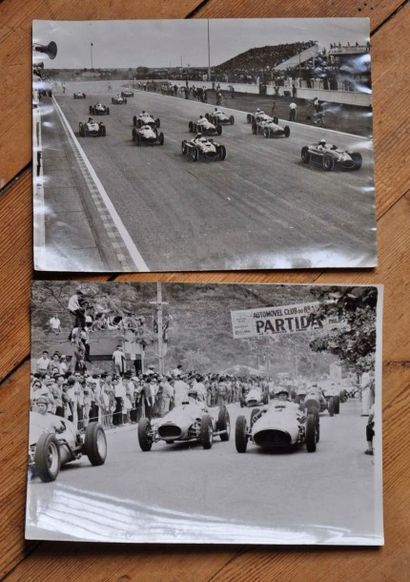 null 2 Photos : GP d'Argentine 1956 Buenos Aires et Sao Paulo (Musso - Fangio - Gendebren)...