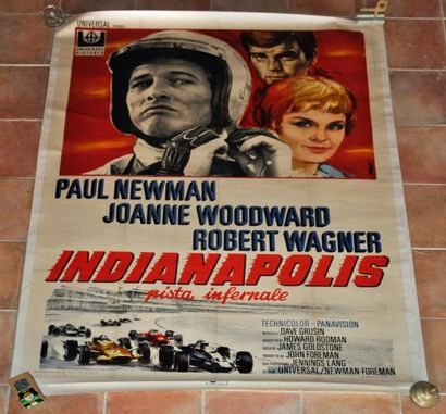 PAUL NEWMAN Affiche du film "Indianapolis" 